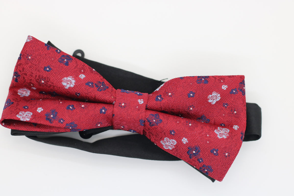 Pre-Tied Red Bow Tie