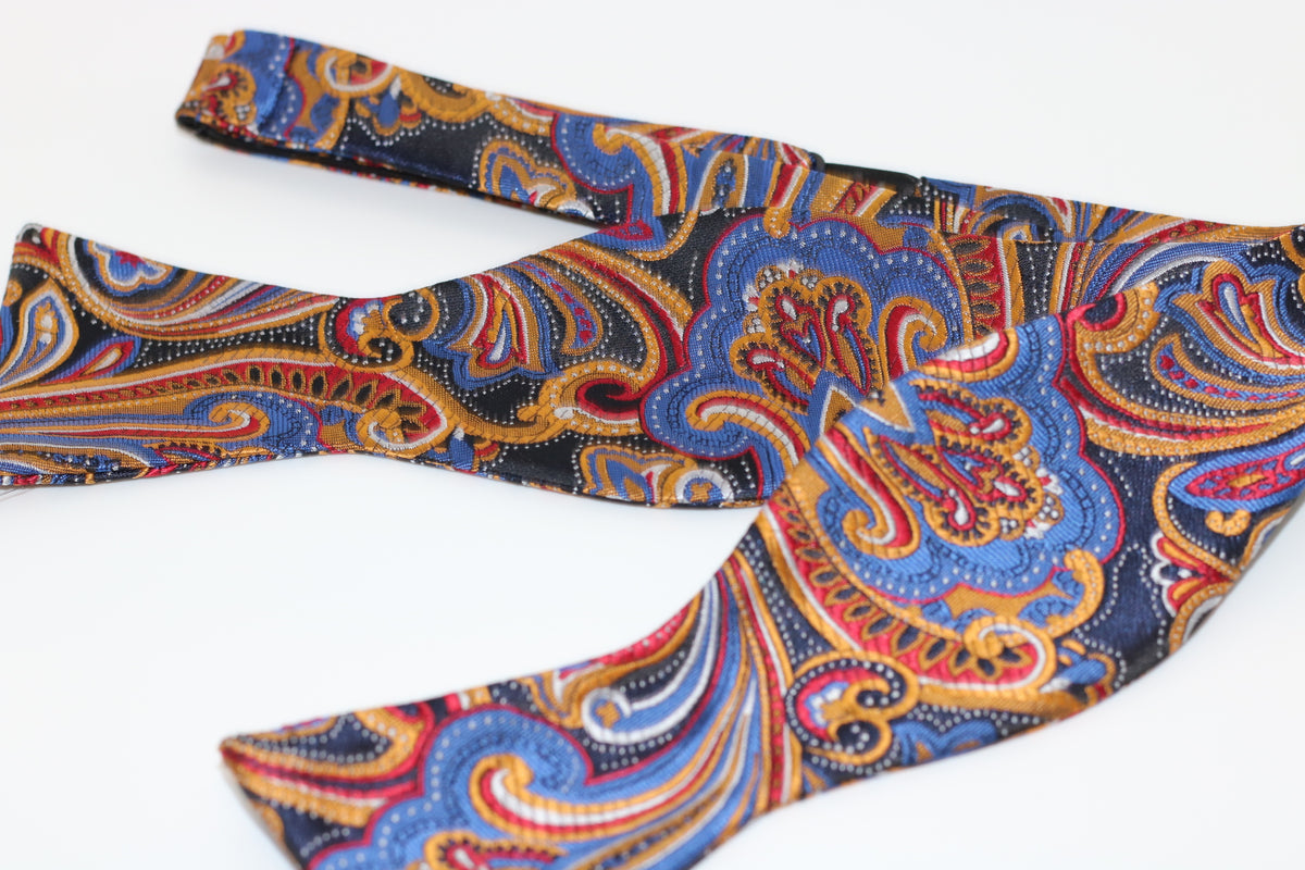 Paisley Disco Bow Tie